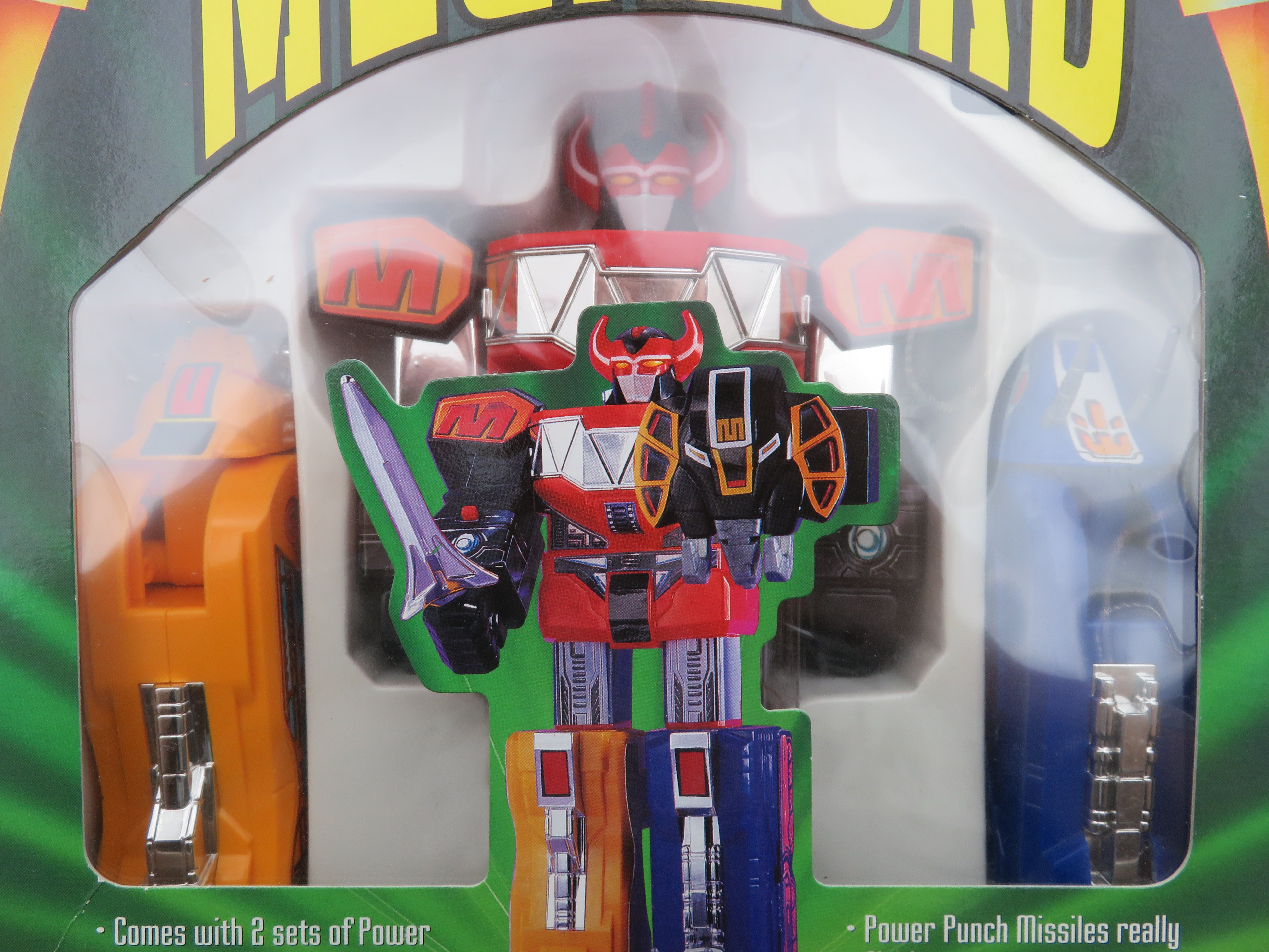 MIGHTY MORPHIN' POWER RANGERS Megazord Figure - Bandai (1993) Vintage Robot Toy